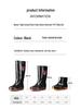 Men's Military Protection Non-Slip High-Top Water & Rain Rubber Shoes