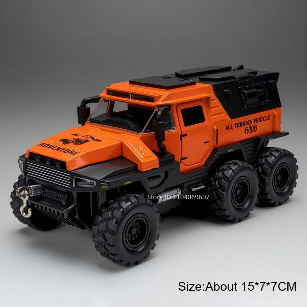 

1:32 Sabertooth Conqueror Armored Car Model Toys Metal Diecast Sound Light Doors Opened Pull Back Simulation Off-road Vehicles