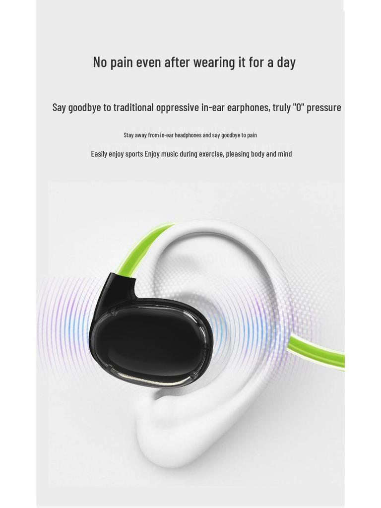 Neck-Hanging Open-Ear Bluetooth Headphones with Long Battery Life