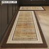 Kitchen Rug Anti-slip Stain-resistant Wear-resistant Foot Mats Solid Color Carpet Long Size Rugs Home Decor Alfombra De Cocina