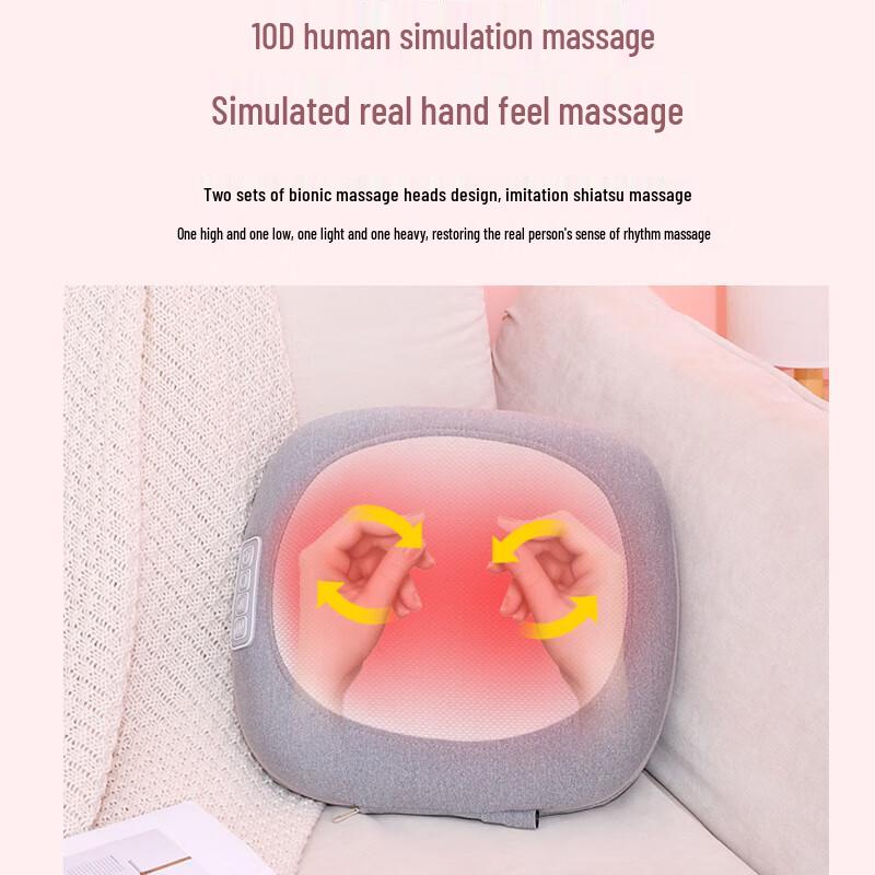 Ying'erde Wireless Heated Kneading Massager Cushion