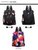 Women's Anti-Theft Printed Oxford Travel Backpack