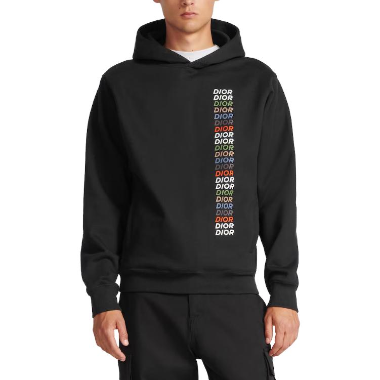 DIOR Homme Logo Printed Long Sleeved Hoodie 413J646A0531-C985