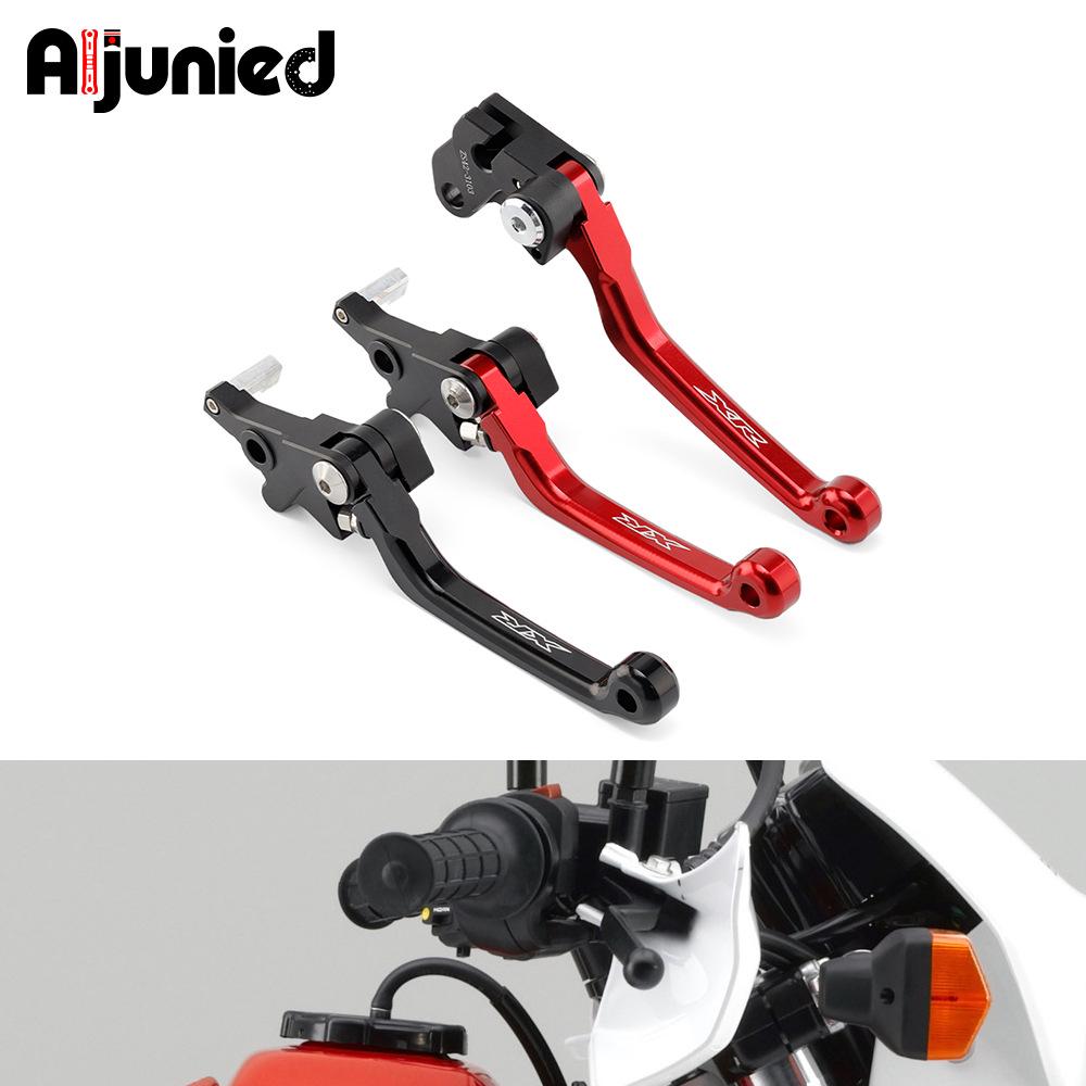 Honda XR650L/XR150L Rally Short Brake & Clutch Levers Bent Horn Version