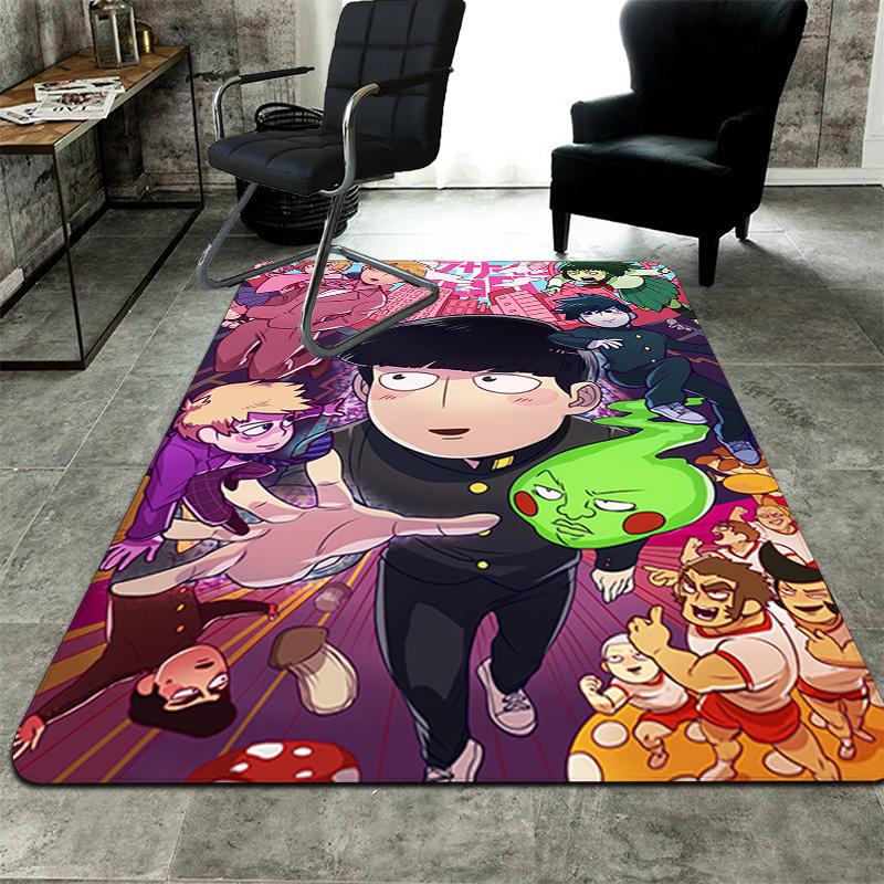 Mob Psycho 100 Rug Floor Mat for Living Room or Bedroom Soft and Comfortable Carpet a Gift for Birthday and Holiday.SFF0917345