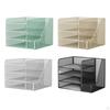 Desktop Organizer Document Storage Rack Pen Holder Creative Paper Letter Tray Mesh File for