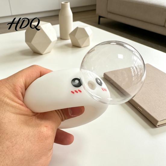 Steamed Bun Squeeze Toy Cartoon Expression Bubble Dumpling Stress Relief Gadget Fidget Hand Relaxation Decompression Tool