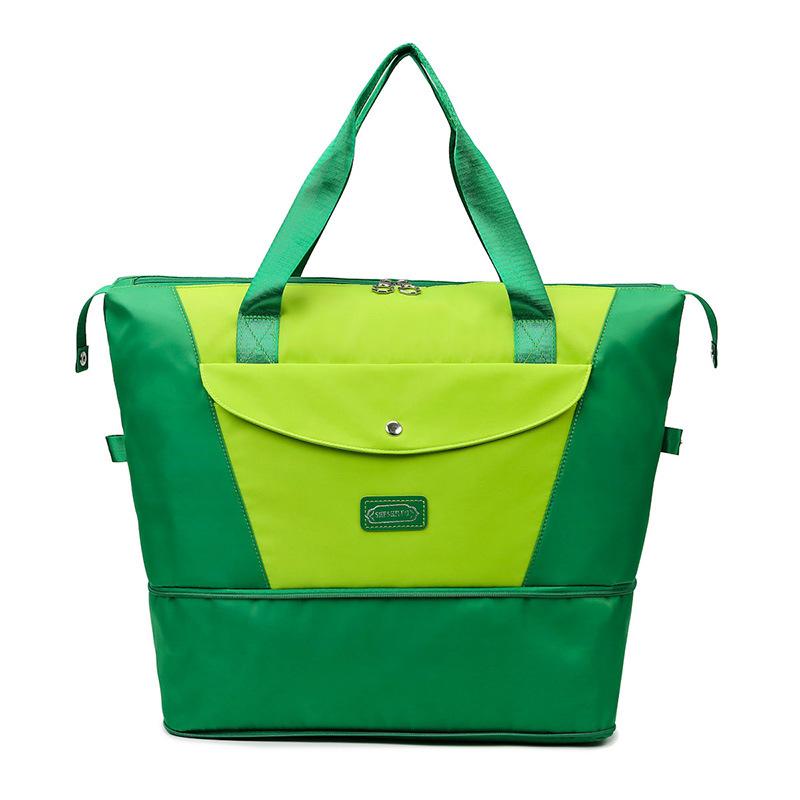 Travel bag Large capacity Portable travel Business trip Luggage storage bag Yoga fitness bag Expansion dry and wet separation