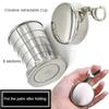 Teleskopický pohár z nerezové oceli Skládací pohárek Venkovní cestovní pohárek na mytí Přenosný malý pohárek Creative Que Bottle Mini Small Cup