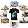 Kids 6th Birthday Party Themed Printed Top Pure Cotton T-shirt