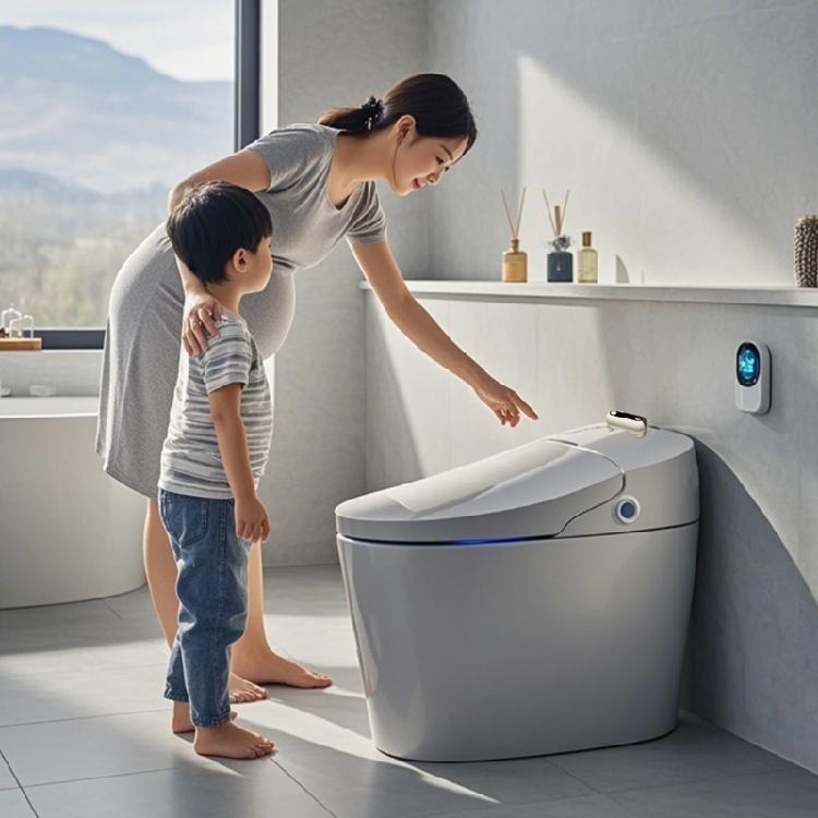 Scaricatore per WC con Sensore di Movimento a Infrarossi per Bagni Igienici e Profumati