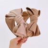 Fashion Women's Large Side Bow Knot Headband Twill Fabric Knotted Hoop for Adult Party And Shopping Fashionable Headwears