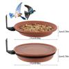 Removable Outdoor Adjustable Hanging Bird Food Trays Bird Bath Bowl Bird Feeder Pet Water Feeder