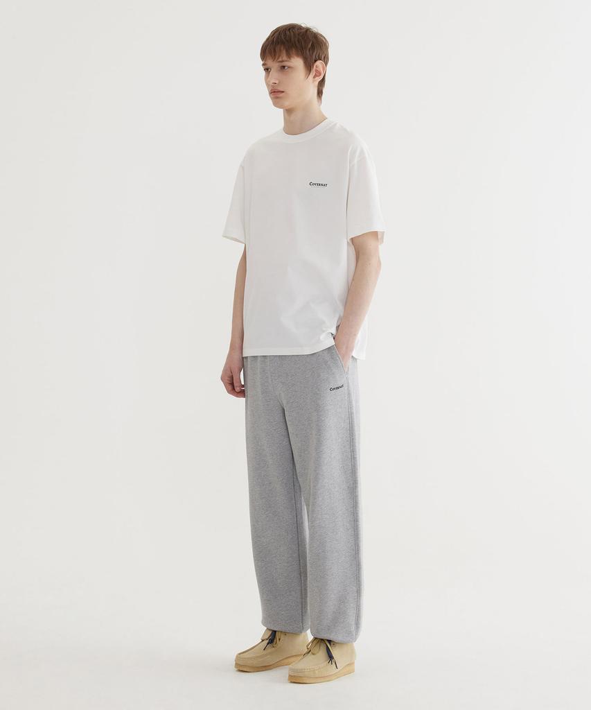 COVERNAT Regular Authentic Sweat Jogger Pants Melange Gray