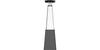 Outdoor Gas Heater Umbrella BS Steel Black 12 kW Set
