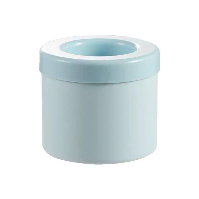 Mini Stampo per Cubetti di Ghiaccio in Silicone Secchiello per Ghiaccio Rotondo Scatola per Conservazione Ghiaccio Domestico Fai da Te Congelatore per Frigorifero Produttore di Ghiaccio Strumenti Creativi per Bar