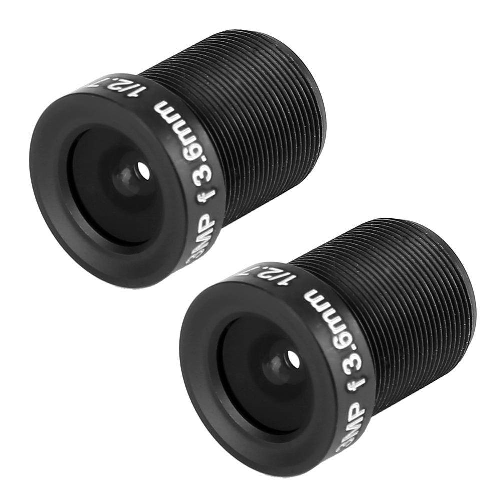 

2pcs Security Lens Wide Angle CCTV 3.6mm 3MP HD Pixel Accessory for Camera