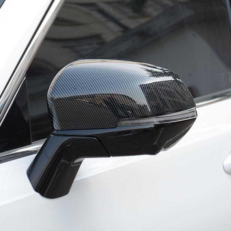 For GWM Haval H6 GT Jolion Car Accessories ABS Carbon Black Side Door Rearview Mirror Ear Cover Sticker Styling