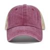 WoZhen Fashionable Climbing Plain Canvas Hat Custom Logo Mesh Trucker Cap for Outdoor Casual Travel Scenes