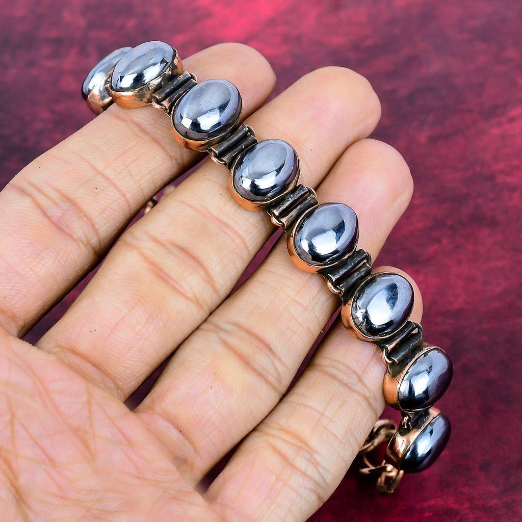 Shungite Bracelet Gemstone Adjustable Bracelet Copper Bracelet Handmade Jewelry