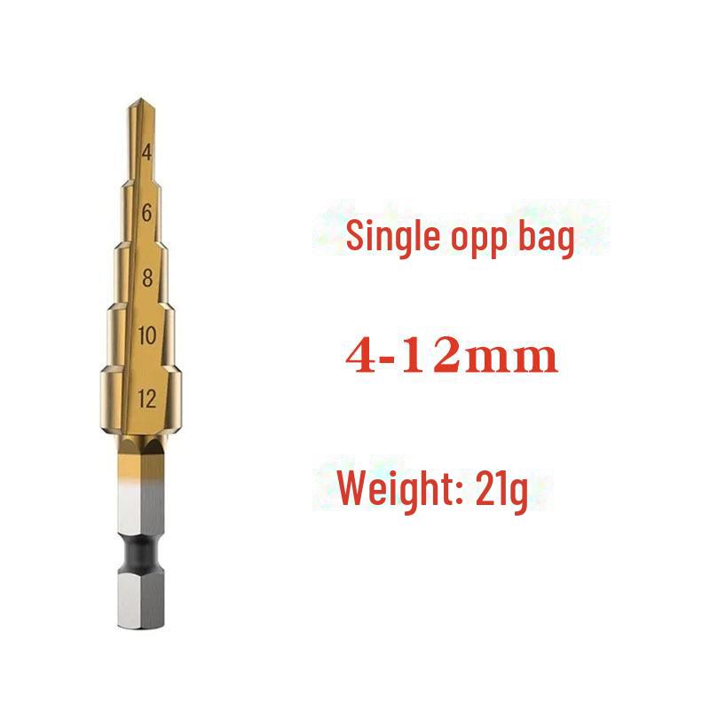 Hex Shank Step Drill Bit for Electric Drills - Multifunctional Hole Expander