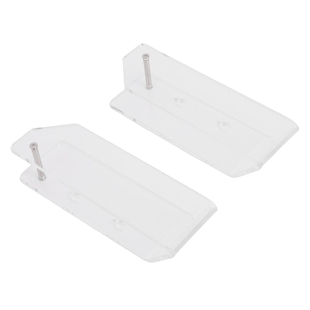 Suporte de Parede para Laptop Acrílico Economizador de Espaço Sob a Mesa com Ranhuras para Cabos Acessórios para Teclado e Tablet