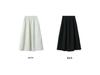 Ou Fan Women's Slimming Black Midi Skirt: Elastic Waist, Hip-Covering, Autumn/Winter Style #11017
