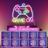 Dimmable Game On Neon Sign with 10 Brightness Levels USB Powered Neon Controller Sign Game Room Decor for Teenage Boys Kids