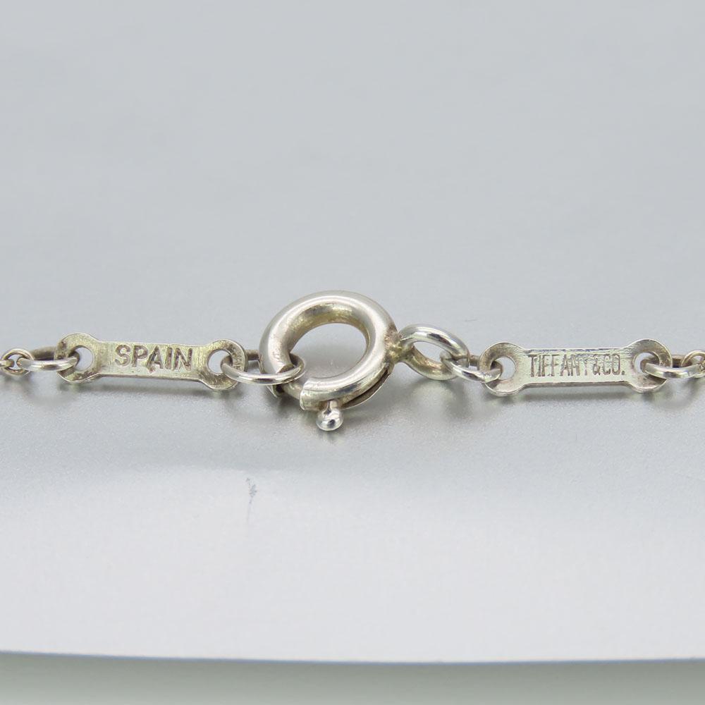 Used TIFFANY&Co. Necklace Curved heart Silver925 4.2g Silver El Saperetti