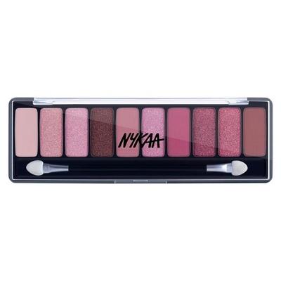 Nykaa Occhi su di me! Palette Ombretti 10 in 1 - Daydreaming, Multicolore, Brillante