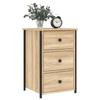 VidaXL Bedside Table Sonoma Oak 40x36x60 Cm Engineered Wood 825995