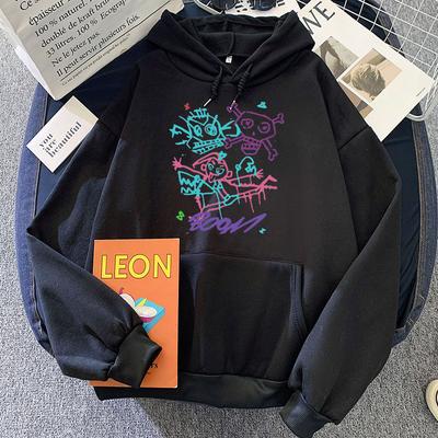 Jinx Arcane Monkey Boom Hoodies for Women/Men Hooded Winter Long Sleeve Comfortable Sweatshirts Sudaderas Printing Hoodie
