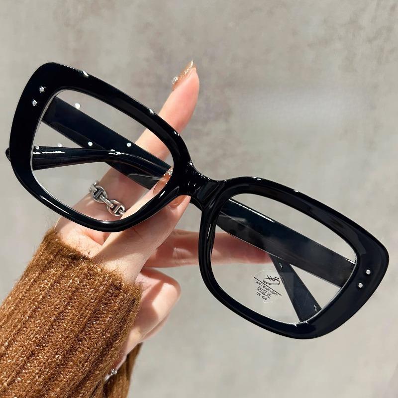 Fashion Square-Frame Anti-Blue Light Reading Glasses for Women New High-Definition Presbyopia Eyewear Diopter 0 To +4.0