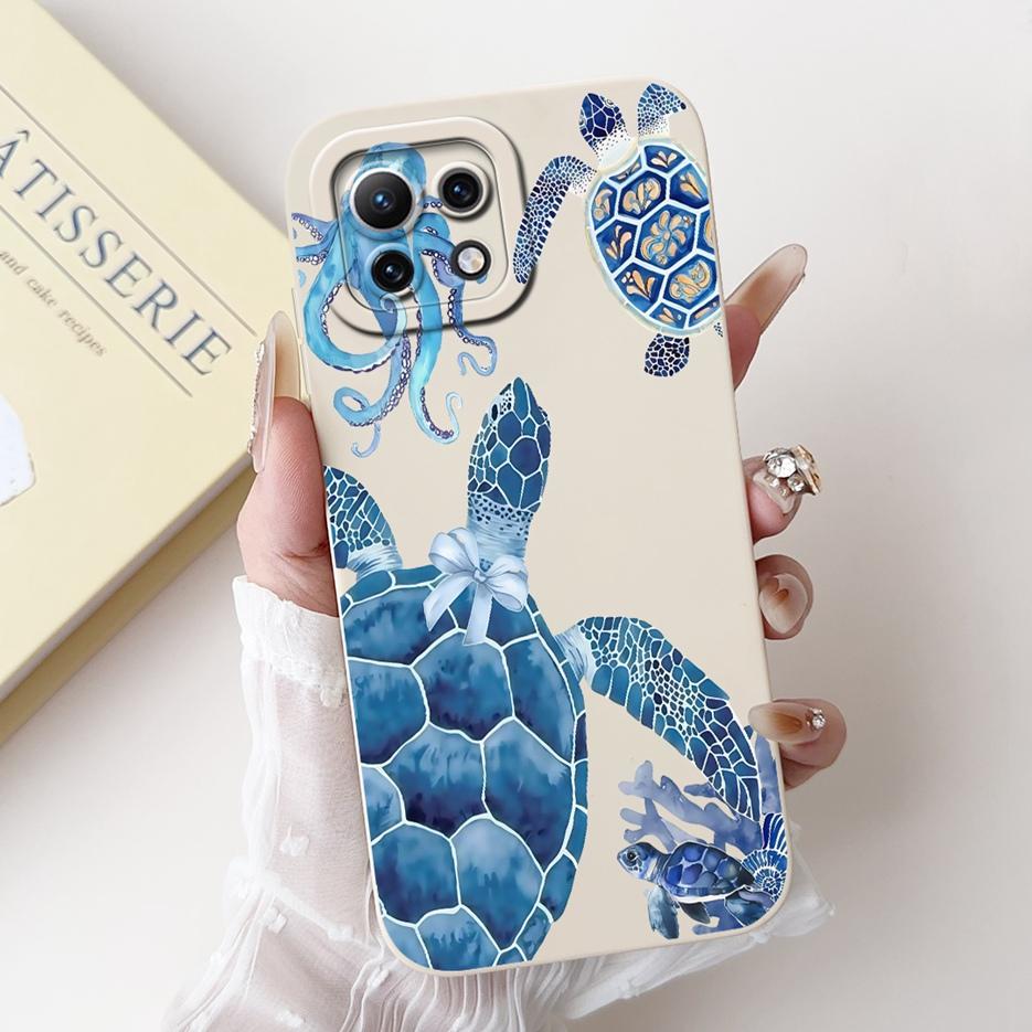 For Xiaomi Mi 11 Lite 5G Case Cute Cartoon Cover Shockproof Soft TPU Phone Case For Xiaomi Mi 11 Lite NE 5G 11Lite Mi11Lite Bags