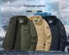 Men's Winter Lamb Wool Lined Casual Jacket - Warm, Middle-Aged Style, Plus Velvet Thickness