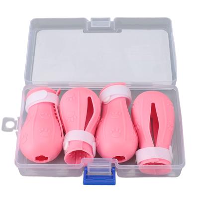 4pcs Silicone Cat Foot Covers Anti Slip Cat Boots Multifunctional Cat Shower Foot Cover Soft Cat