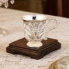 2Pieces Retro Goblets Metal Wine Cups Royal Chalices Wine Glass Medieval European Style Embossed Drinking Cups Gift