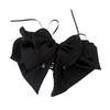 Korean High-End Satin Polka Dot Hair Bow Claw Clip - Fashionable Niche Accessory for Women