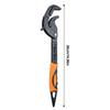 Plumbing Wrench Non-Slip Grip Punch Tool Pry Bar With Pointed Tail Bolt Wrench For Home Bathroom Kitchen Garage Car Repair