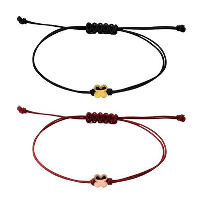 Gold N 14K Golden Clover Knot Bracelet Small