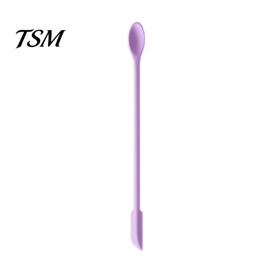 Makeup Spatula Cream Scraper Not Dirty Hands Simple to Scrape Curved Design Cosmetic Long Handle Double-Head Lotion Tool Home Supply Small