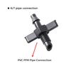 50/100/200Pcs Garden Hose Connectors 4/7mm Hose Single Barbed Straight Joints for Drip Irrigation System and PVC Pipe Fittings