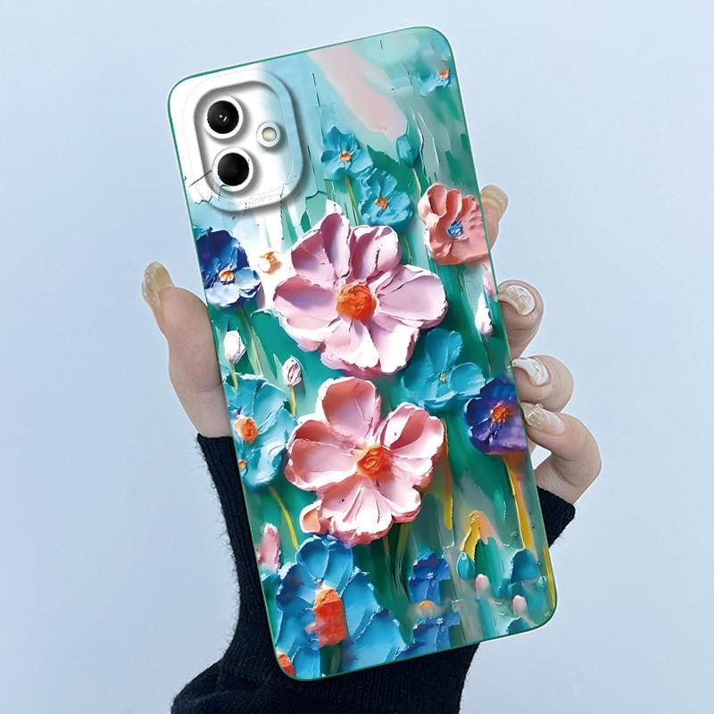 For Samsung Galaxy A04e A04 4G A04S Case Cute Panda Sweet Girls Cats Soft Silicone Back Cover Samsung SM-A042F A045F Phone Case
