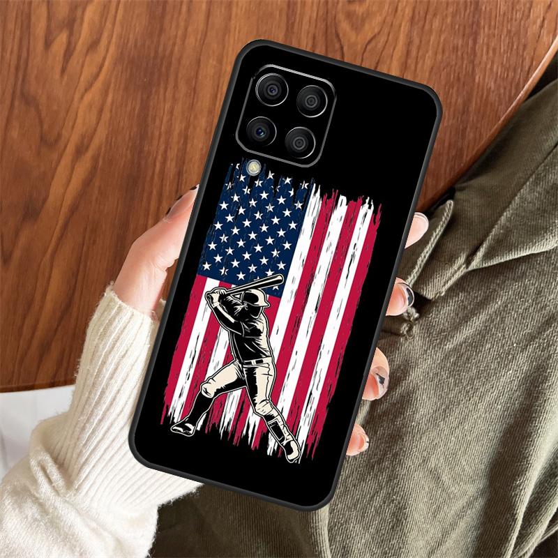 Baseball Ball Case For Samsung Galaxy M12 M32 M52 M35 M55 M15 M11 M13 M14 M06 M16 M36 M56 M31 M53 M34 M54