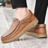 Men's Leather Shoes Handmade Moccasins Loafers Slip On Flats Walking Shoes