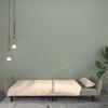 2 Seater Sofa Bed Light Grey Velvet