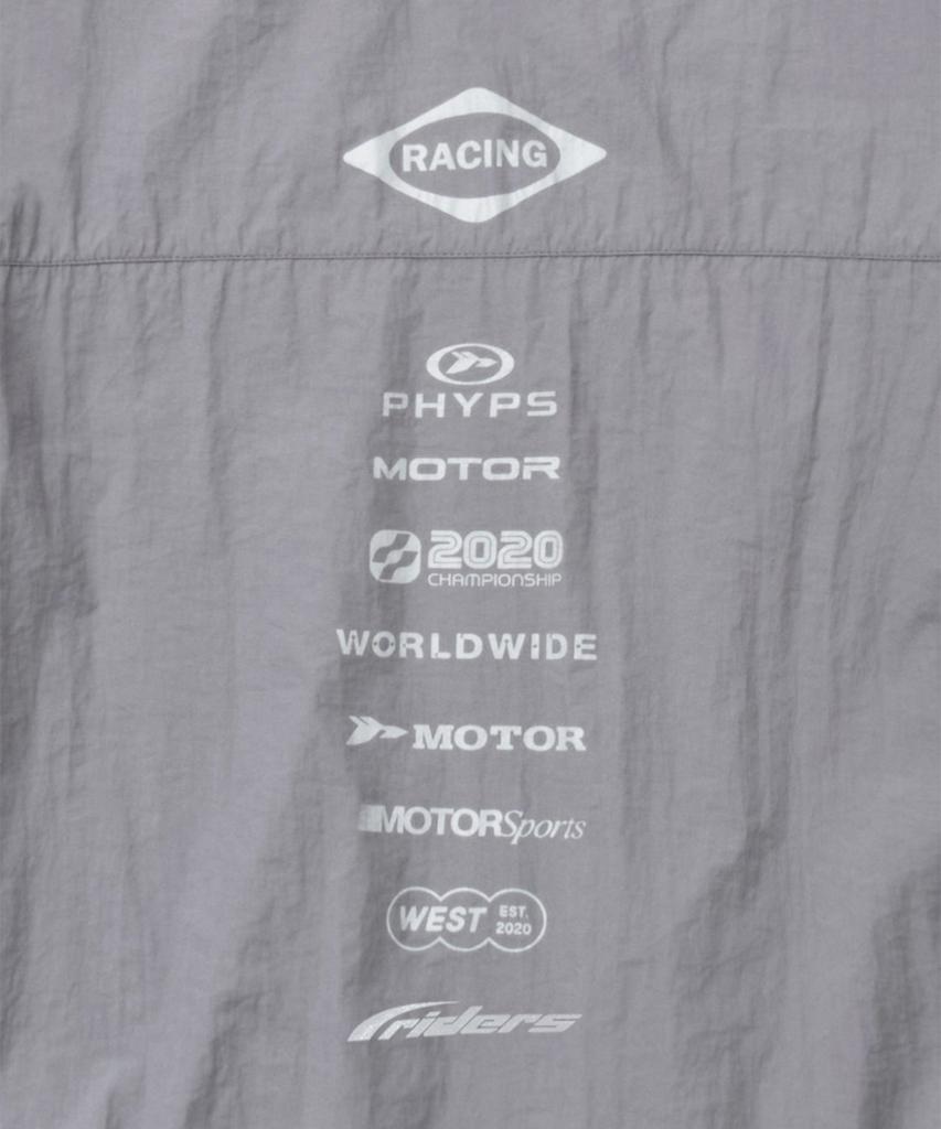 PHYPS MOTORCYCLE Lightweight Windbreaker Charcoal