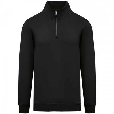 Native Spirit Herren-Sweatshirt mit Viertelreißverschluss