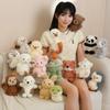 Cute Fluffy Mini Plush Doll Soft Sftuffed Animal Toys Bear Penguin Snowman Cat Pig Duck Home Decor Adult Birthday Gift