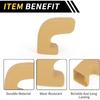Car Bumper Tow Hook Covers for Jeep Wrangler JK JL Gladiator TJ 2007-2023 Tow Cover Cap Rubber Beige 2pcs